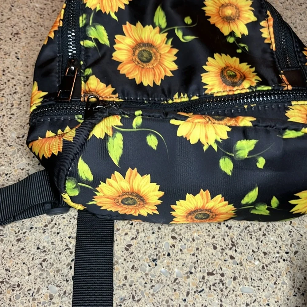 Walmart Black Mini Sunflower Backpack